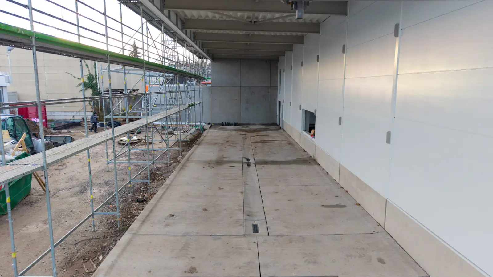 Einblick in die Götz Waschstraße
